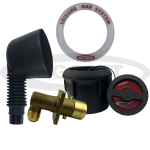 GAS IT Angled UK Fill Point, 70mm Body Mounting box, 70mm Angled Rubber Boot & Ring Sticker