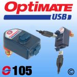 OptiMate Dual USB Charger 3300mA - DIN Plug