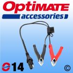 OptiMate SAE Fused Battery Clamp Lead