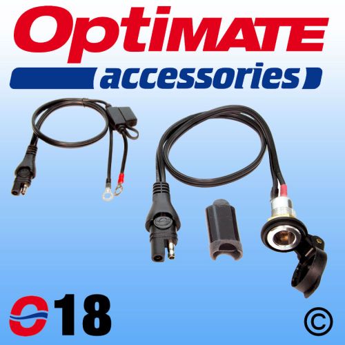 OptiMate SAE to 12V DIN Panel Socket (Spring Top)