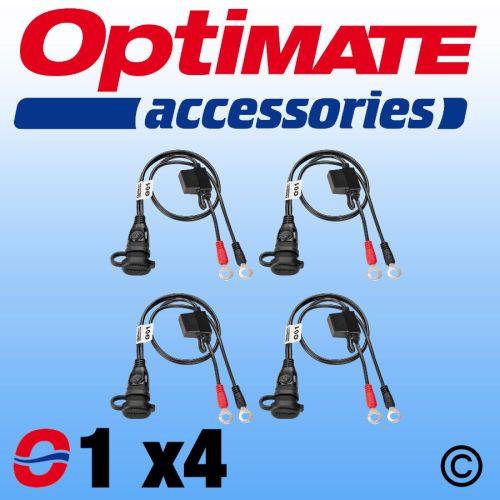 OptiMate SAE Weatherproof Eyelet Lead x 4