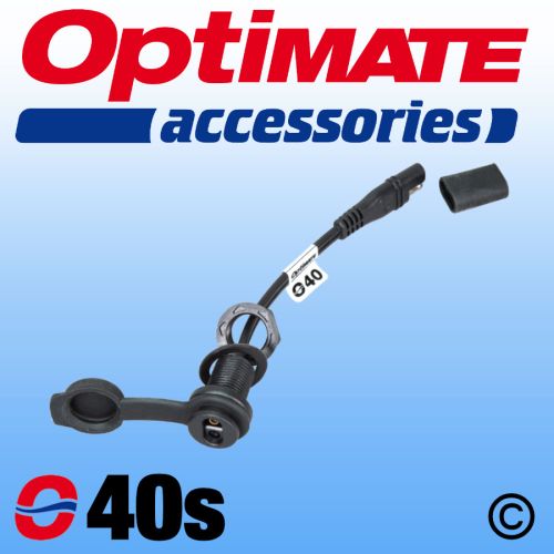 OptiMate M18 SAE Panel Mount Socket - 0.15m