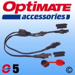 OptiMate SAE Y-Splitter Lead - Fused