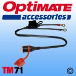 OptiMate TM Weatherproof Eyelet Lead